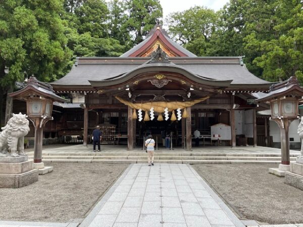 白山比咩神社で晦日参り