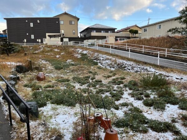 雪の季節の到来です。（2024年12月）